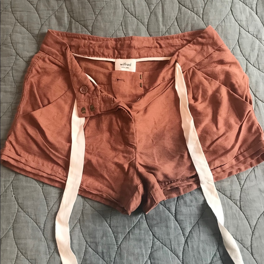 Wilfred linen shorts